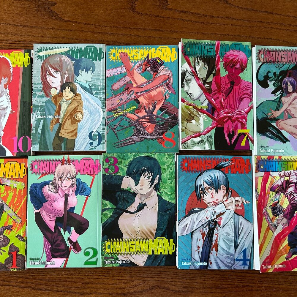 Chainsaw Man Manga Set: Includes volumes 1-11